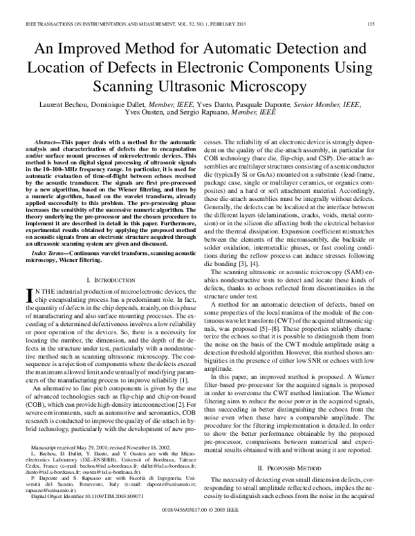 (PDF) An improved method for automatic detection and location of ...
