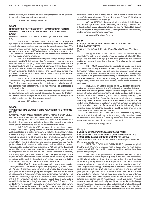 (PDF) Transurethral Bladder Cryoablation In the Porcine Model