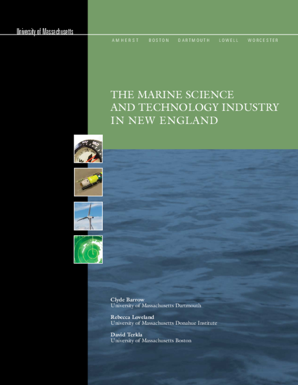(PDF) The Marine Science and Technology Industry in New England