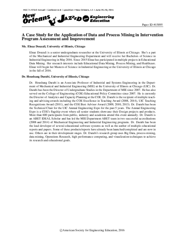 (PDF) A Case Study for the Application of Data and Process Mining in ...