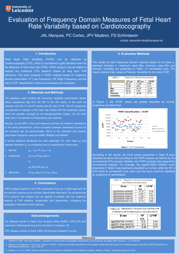 (PDF) Evaluation of frequency domain measures of fetal heart rate ...