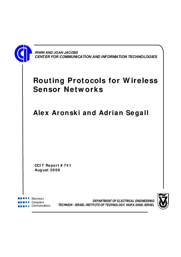 (PDF) Routing Protocols for Wireless Sensor Networks Noman Shabbir