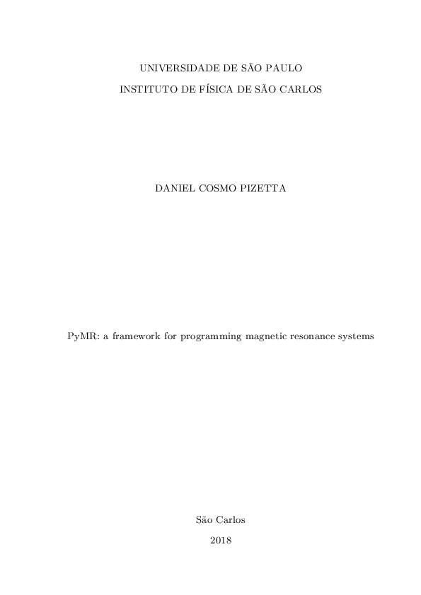 (PDF) PyMR: a framework for programming magnetic resonance systems