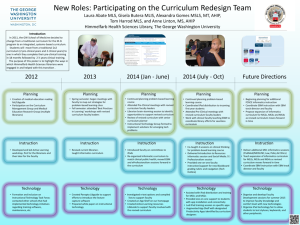 (PDF) New Roles: Participating on the Curriculum Redesign Team