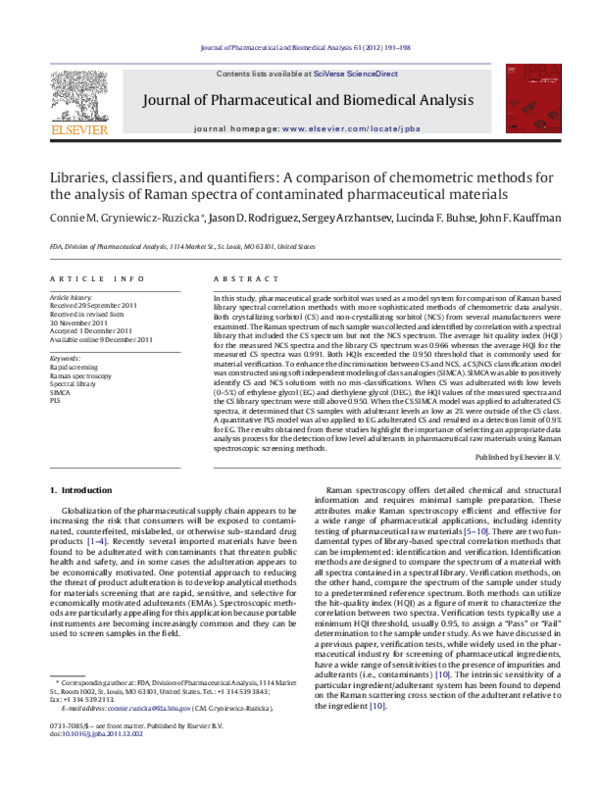 (PDF) Libraries, classifiers, and quantifiers: A comparison of ...