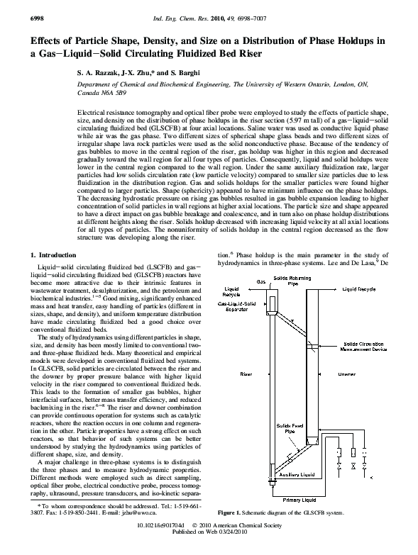 (PDF) Effects of Particle Shape, Density, and Size on a Distribution of ...