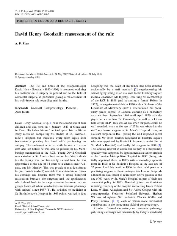 (PDF) David Henry Goodsall…