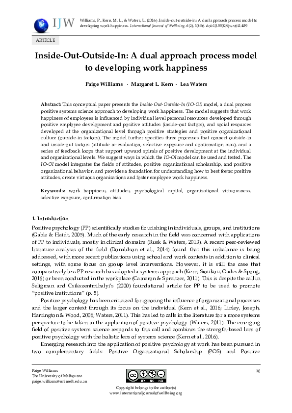 (PDF) Inside-Out-Outside-In: A dual approach process model to ...