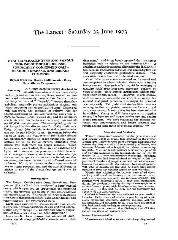 (PDF) Oral contraceptives and venous thromboembolism Svend Kreiner