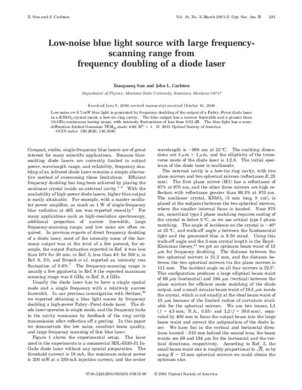 (PDF) Low-noise blue light source with large frequency-scanning range ...