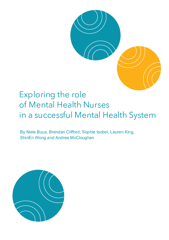 (PDF) Exploring the role of Mental Health Nurses in a successful Mental ...