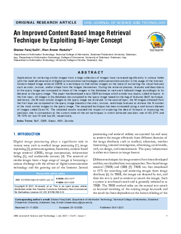 (PDF) An Improved Content Based Image Retrieval Technique by Exploiting ...
