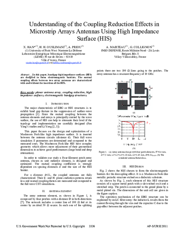 (PDF) Understanding of the coupling reduction effects in microstrip ...