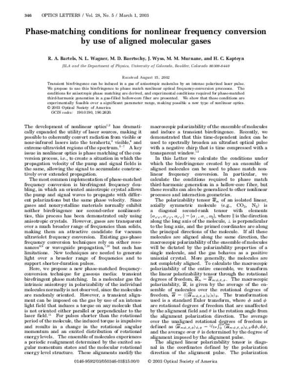 (PDF) Phase-matching conditions for nonlinear frequency conversion by ...