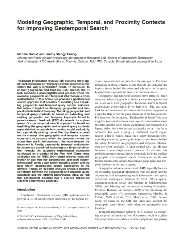 (PDF) Modeling geographic, temporal, and proximity contexts for ...