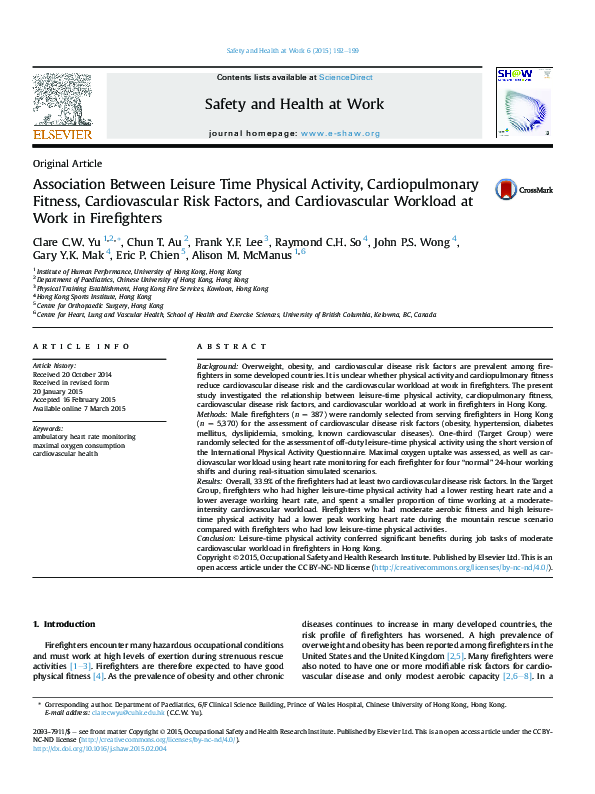 (PDF) Association between leisure-time physical activity and ...