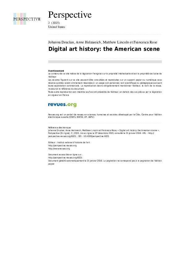 (PDF) Digital art history the American scene Anne Helmreich Academia.edu