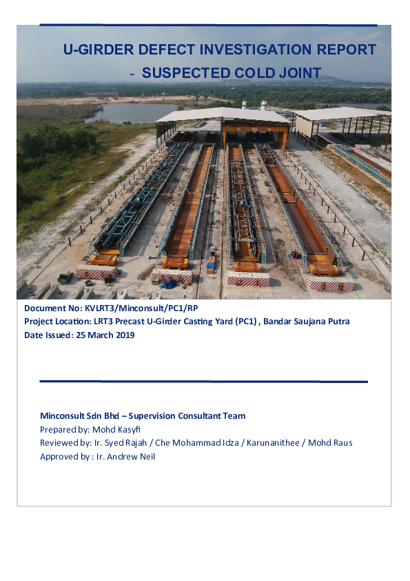 (DOC) U Girder Defect Report