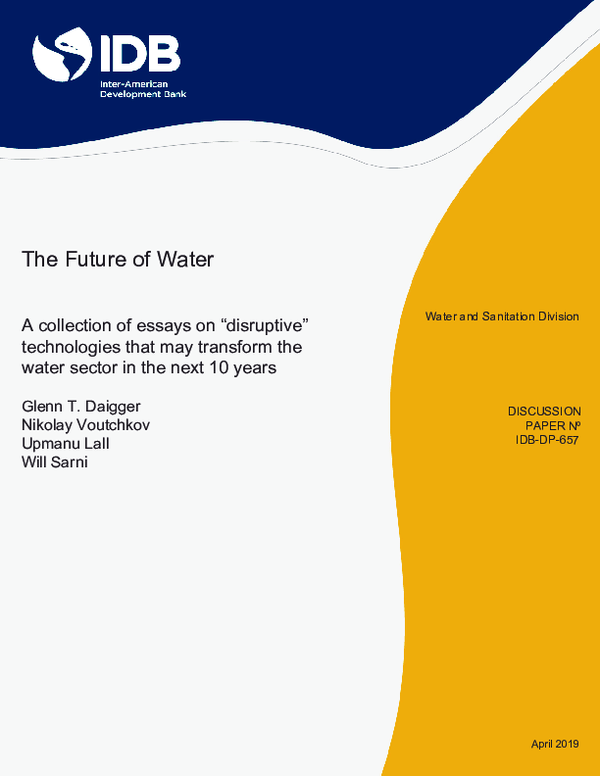 (PDF) The Future of Water: A Collection of Essays on “Disruptive ...