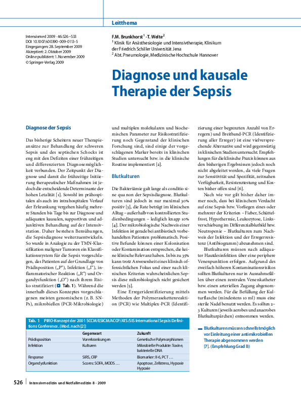 Professor Brunkhorsts Sepsis Ratgeber Die Neuen Empfehlungen Die Jeder Kennen Sollte - dbum08j