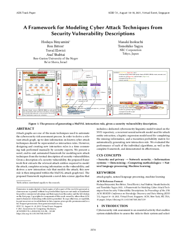 (PDF) A Framework for Modeling Cyber Attack Techniques from Security ...
