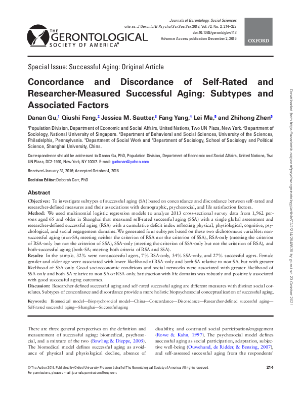 (PDF) Concordance and Discordance of Self-Rated and Researcher-Measured ...