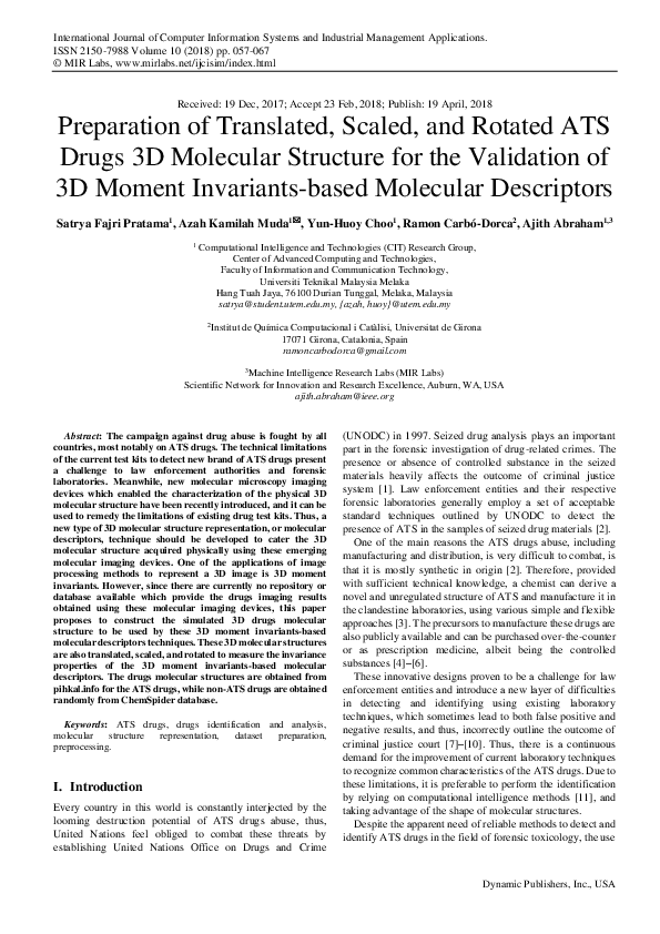(PDF) Preparation of Translated, Scaled, and Rotated ATS Drugs 3D ...