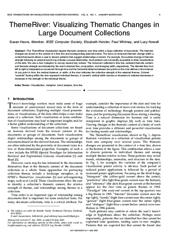 (PDF) ThemeRiver: visualizing thematic changes in large document ...