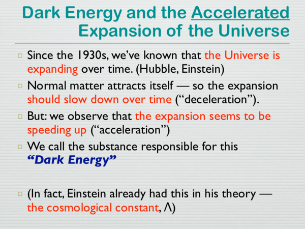 (PDF) Dark energy and the accelerated expansion of the Universe