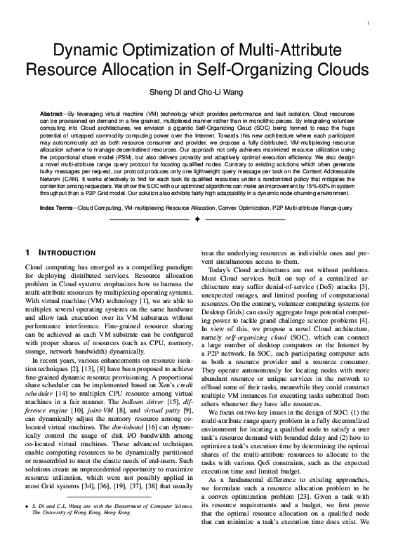 (PDF) Dynamic Optimization of Multiattribute Resource Allocation in ...