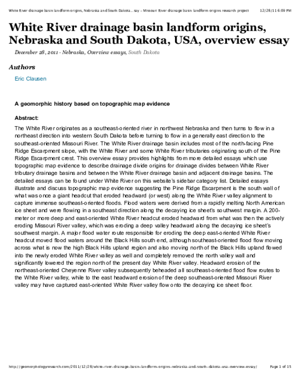 Causes of poor drainage system picture