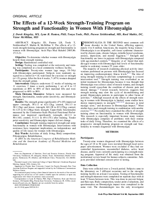 (PDF) The Effects of a 12-Week Strength-Training Program on Strength ...