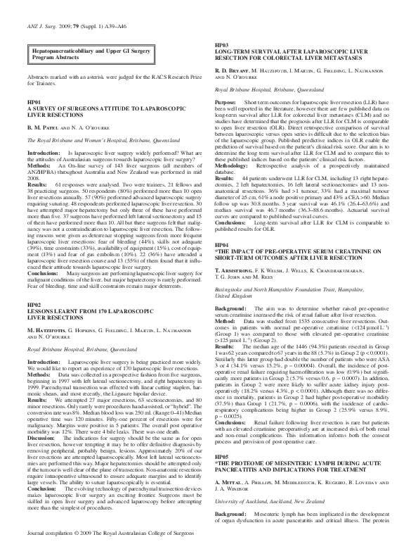 (PDF) HP24PÏ¿½LAPAROSCOPIC Left Lateral Sectionectomy - Controlling ...
