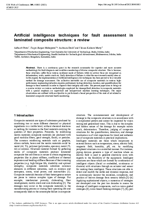 (PDF) Artificial intelligence techniques for fault assessment in ...