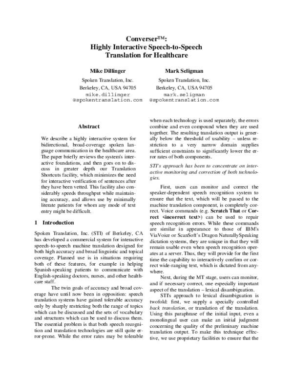 converser in english