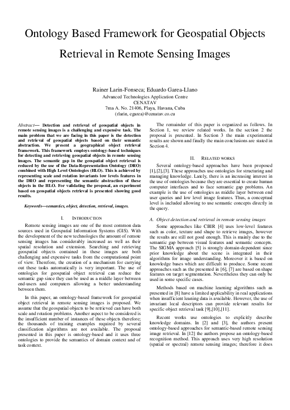 (PDF) Ontology Based Framework for Geospatial Objects Retrieval in ...