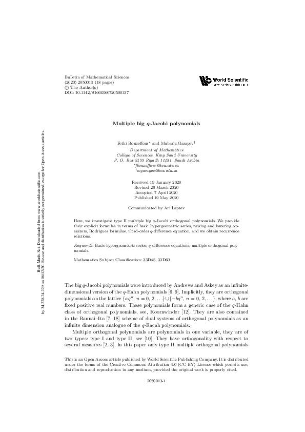 Multiple big q-Jacobi polynomials