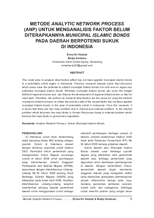 (PDF) Metode Analytic Network Process (Anp) Untuk Menganalisis Faktor ...