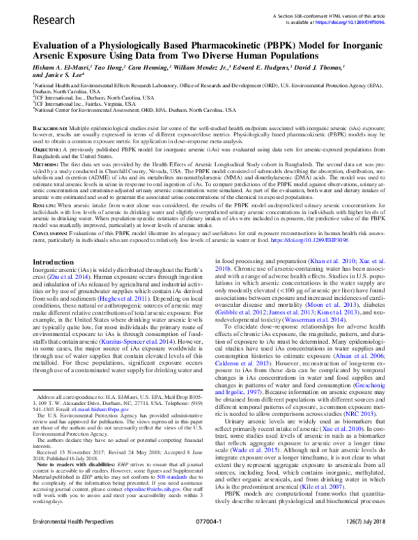 (PDF) Evaluation of Physiologically Based Pharmacokinetic Models in ...