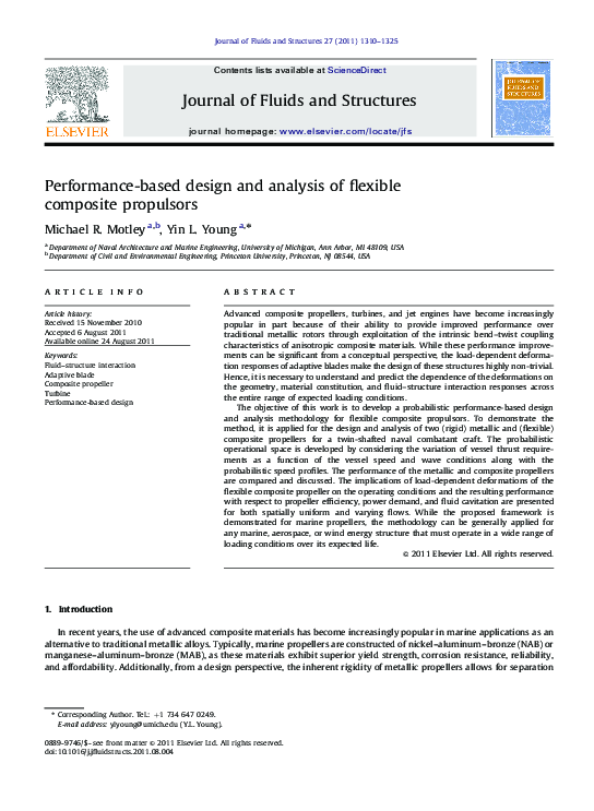 (PDF) Performance-based design and analysis of flexible composite ...