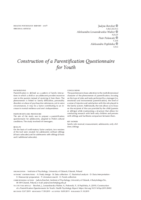pdf-construction-of-a-parentification-questionnaire-for-youth