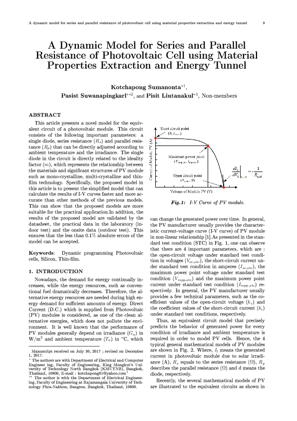 (PDF) A dynamic model for series and parallel resistance of ...