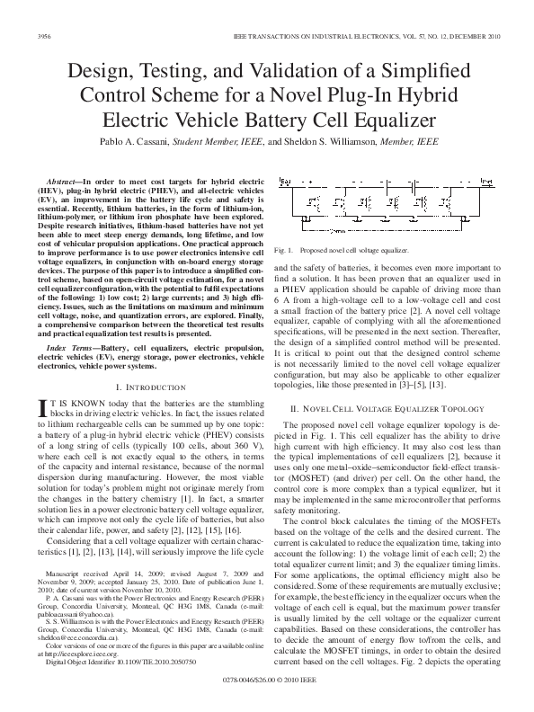 (PDF) Design, Testing, and Validation of a Simplified Control Scheme ...