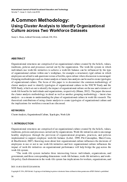 (PDF) A Common Methodology