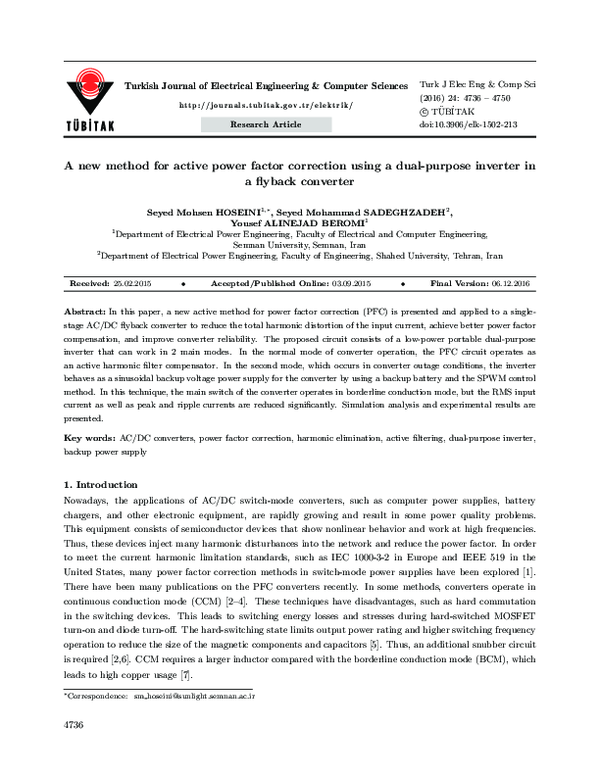 (PDF) A new method for active power factor correction using a dual ...