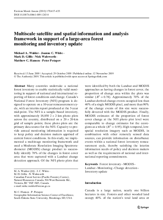 (PDF) Multiscale satellite and spatial information and analysis ...