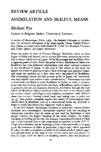 (PDF) The Buddhist philosophy of assimilation, the historical ...