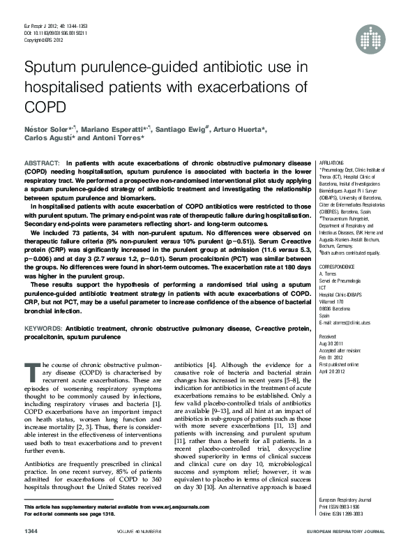 (PDF) Sputum purulence-guided antibiotic use in hospitalised patients ...