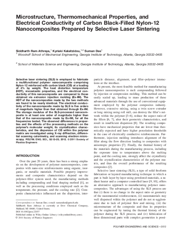 (PDF) Microstructure, thermomechanical properties, and electrical ...