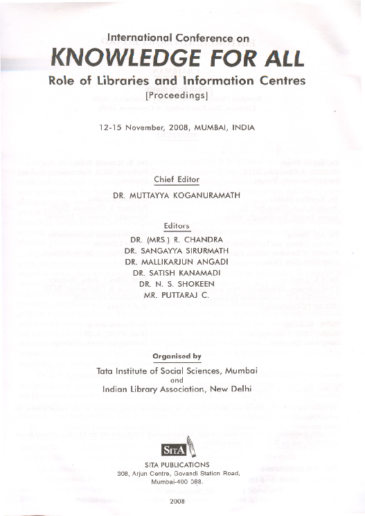 (PDF) Access to knowledge and issues of Information & Digital literacy ...